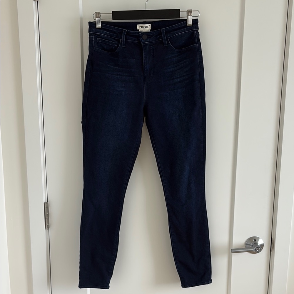 L'AGENCE Dark Blue Women's Skinny Jeans